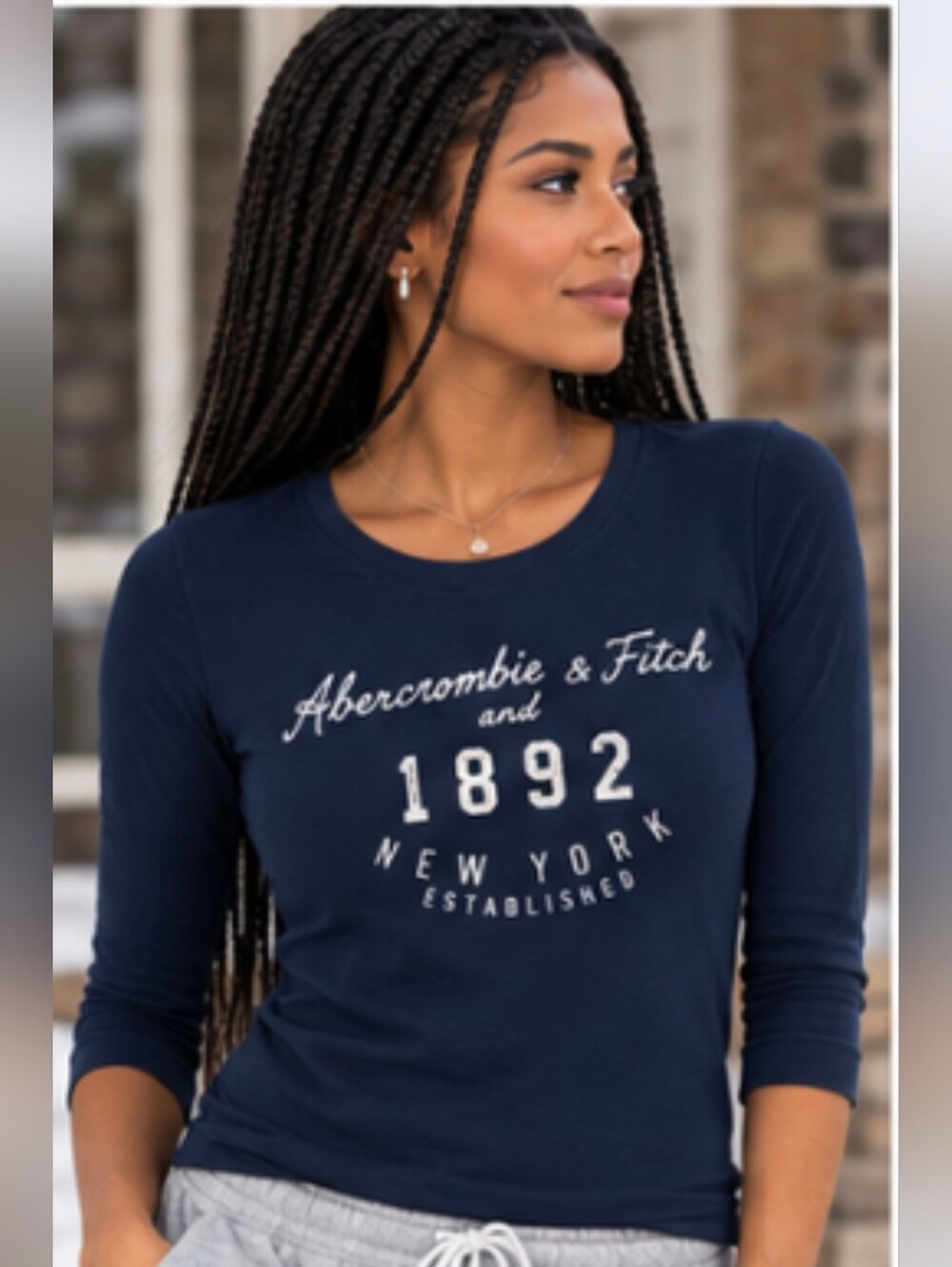 ✨️ ABERCROMBIE NAVY 3/4 Sleeve TOP ✨️